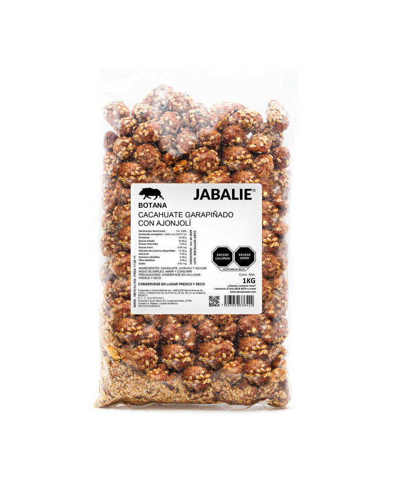 JABALIE® Cacahuate Garapiñado Con Ajonjolí 1 kg
