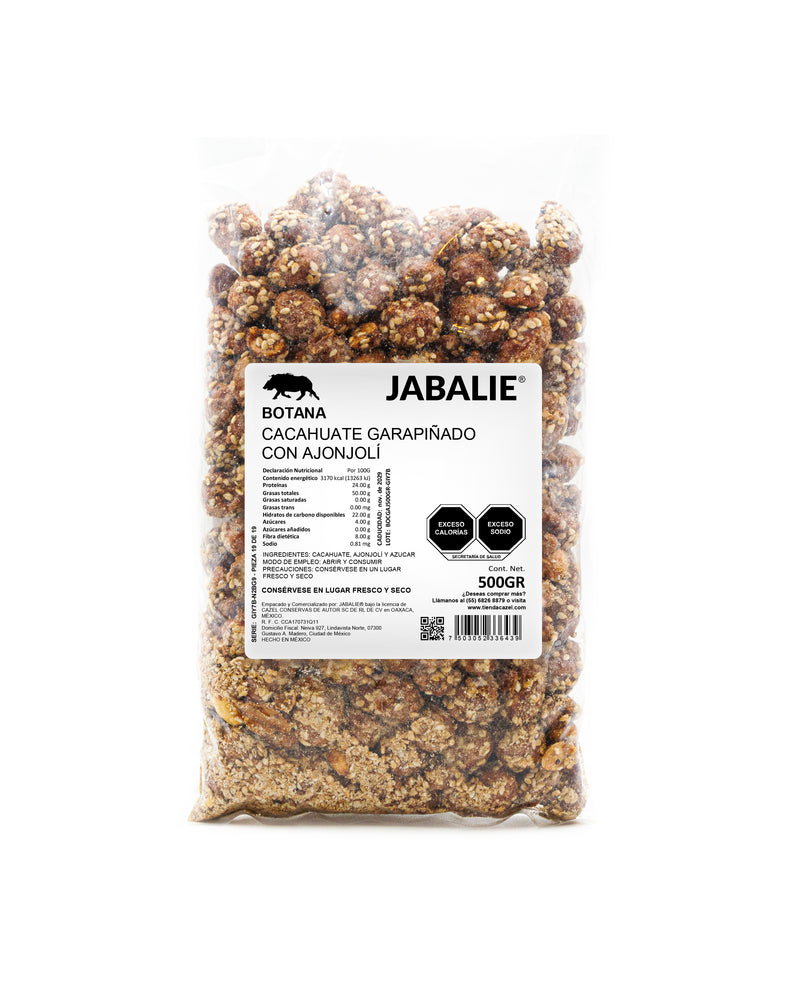 JABALIE® Cacahuate Garapiñado Con Ajonjolí 500 gr