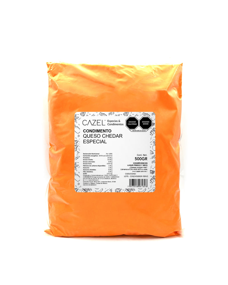 Queso Cheddar Especial en Polvo 500GR