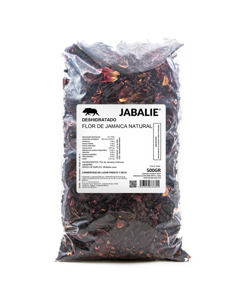 JABALIE® Deshidratado Flor De Jamaica Natural 500 gr
