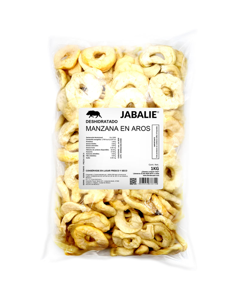 JABALIE® Deshidratado Manzana En Aros 1 kg