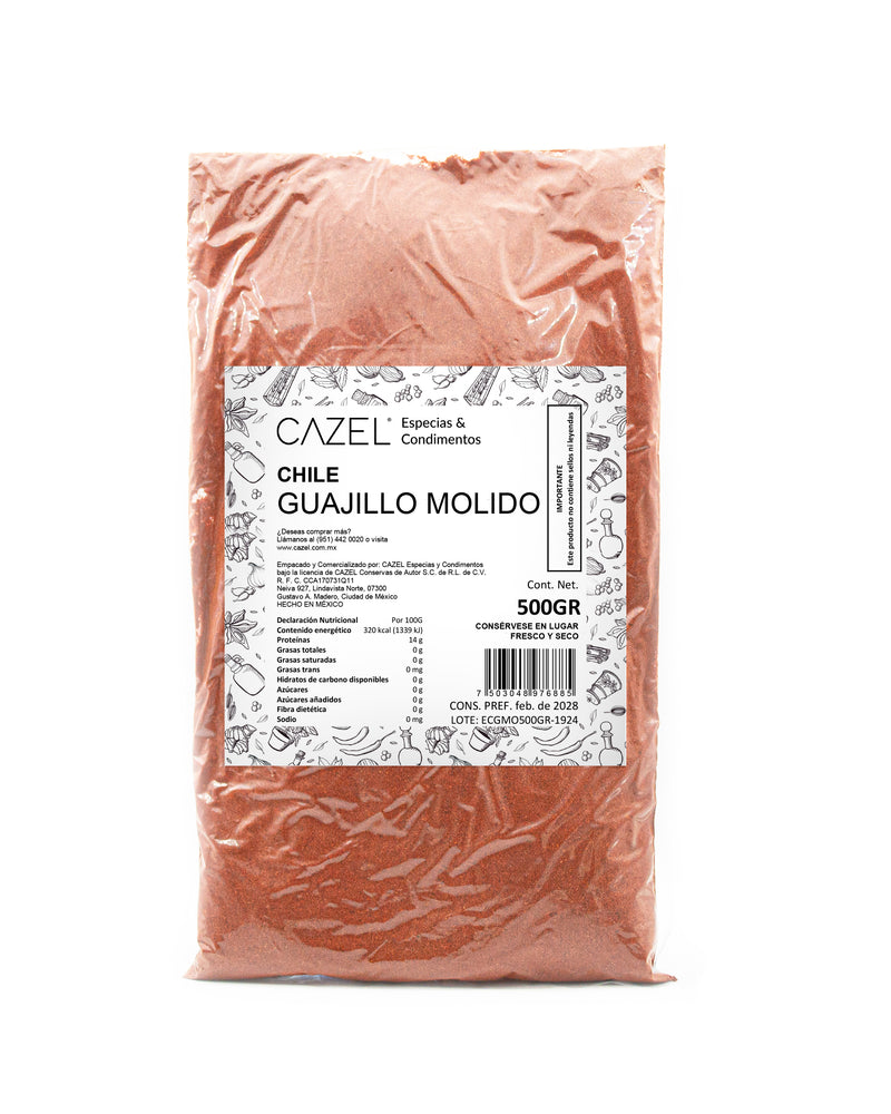 Chile Guajillo Molido 500GR