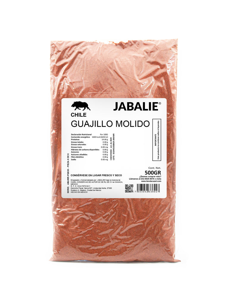JABALIE® Chile Guajillo Molido 500 gr