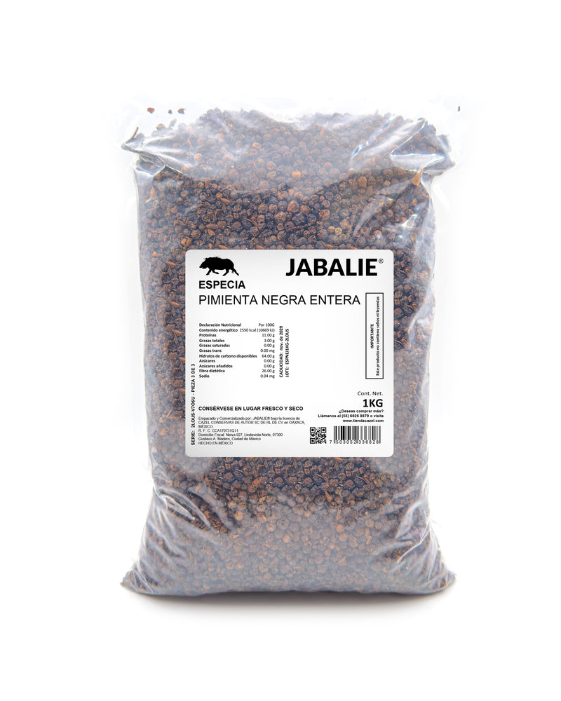 JABALIE® Pimienta Negra Entera 1 kg