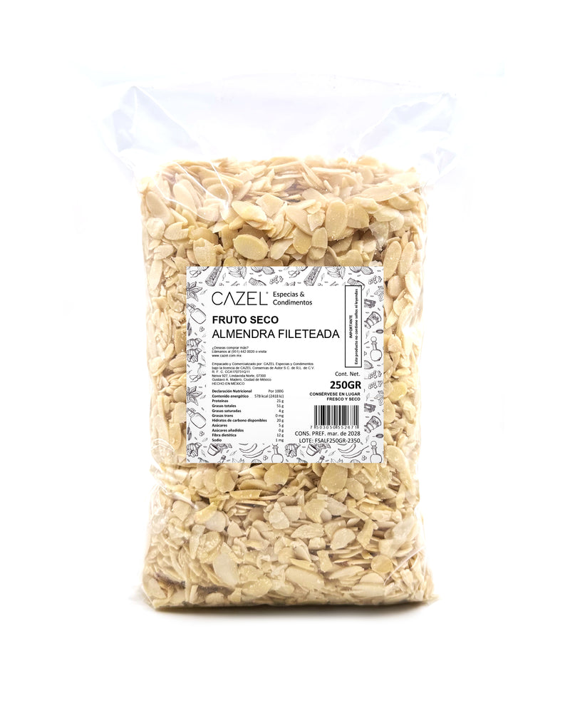 Almendra Natural Fileteada 250GR