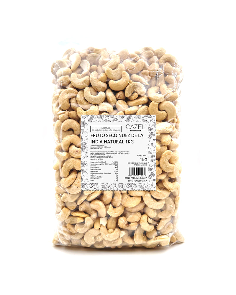 Nuez de la India Natural 1KG