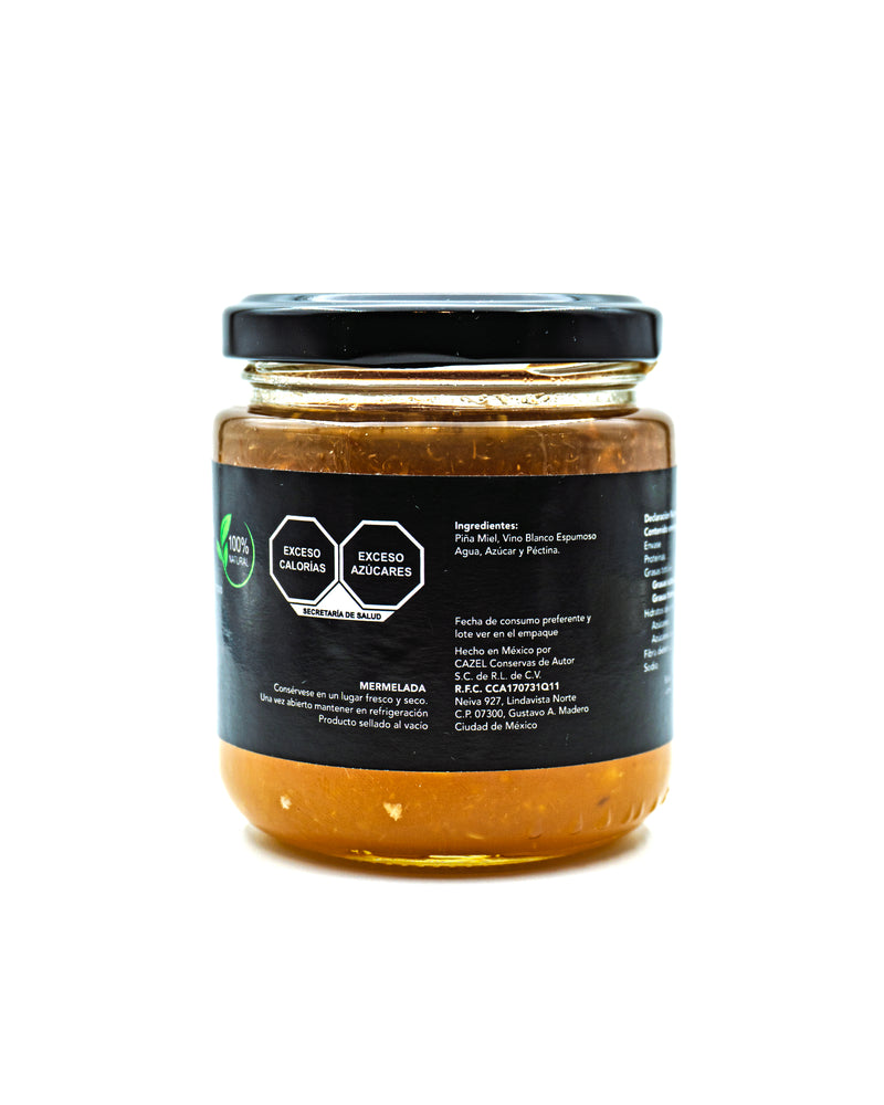 Mermelada Ananá & Vino Blanco Espumoso 220g