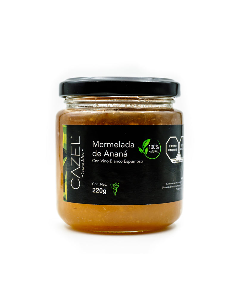 Mermelada Ananá & Vino Blanco Espumoso 220g