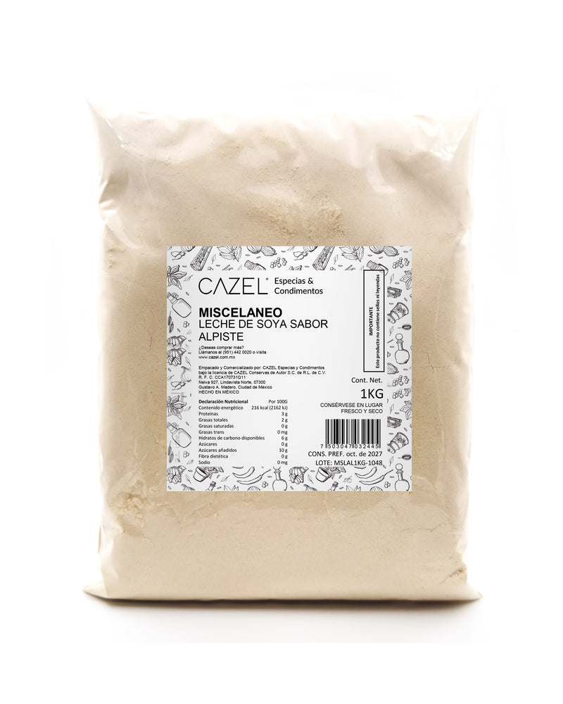 Leche De Soya En Polvo Sabor Alpiste 1kg