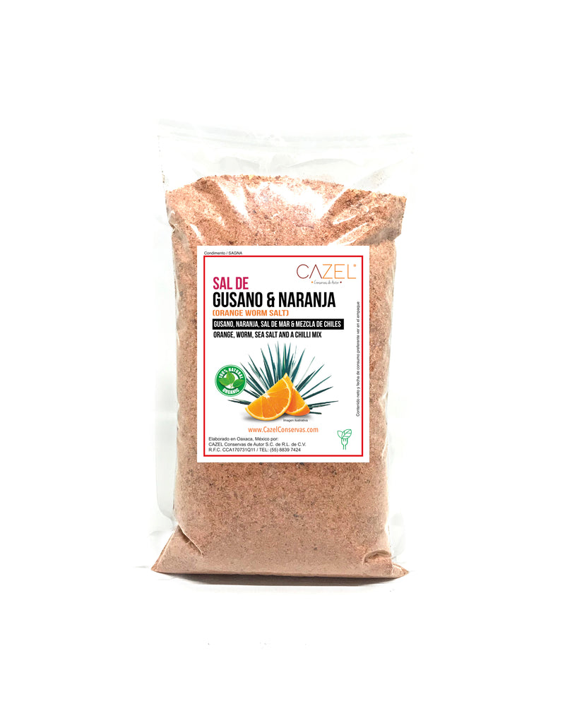 Sal de Gusano con Naranja 1KG