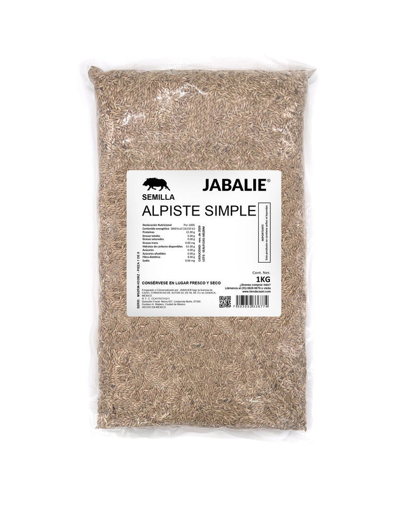 JABALIE® Semilla Alpiste Simple 1 kg