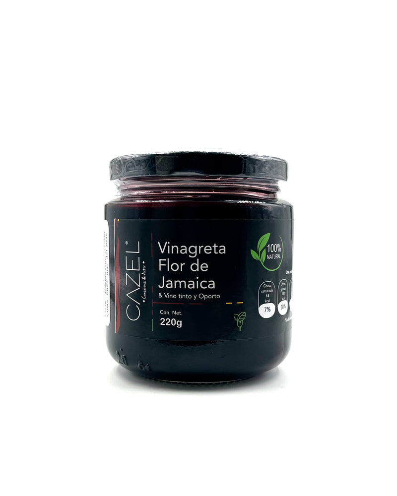 Vinagreta Flor de Jamaica & Vino Tinto 220g