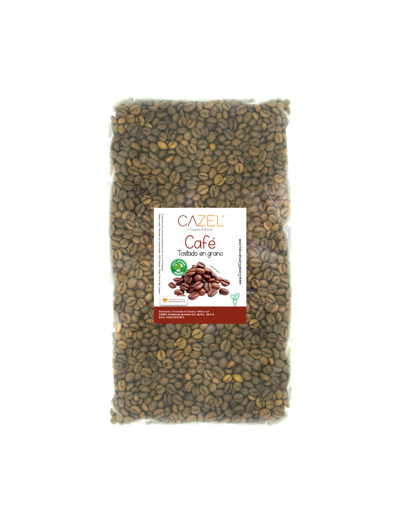 Café en Grano de Pluma Hidalgo Oaxaca 500g
